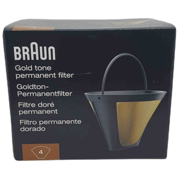 Braun Goldfilter Einsatz zu Kaffeeautomat PurAroma 7 KF6031 KF6050 KF7020 KF7120