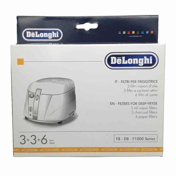 DeLonghi Filter Original Set F895 F-870 F880 Fritteuse