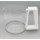 Krups Glaskanne Ersatzkanne Glaskrug für KM468110/7Z0 T8.2 weißer Griff XB900801