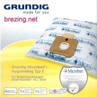 Grundig Microban Hygienebag Typ E, VCB36