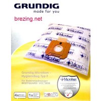 Grundig Microban Hygienebag Typ F, VCB 56